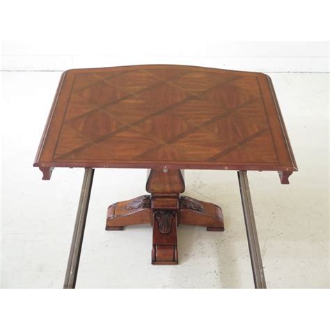 Traditional Ethan Allen Tuscany Collection Walnut Finish Dining Table