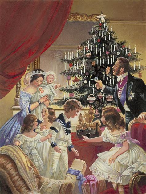 The Story Of The Christmas Tree Painting By C L Doughty