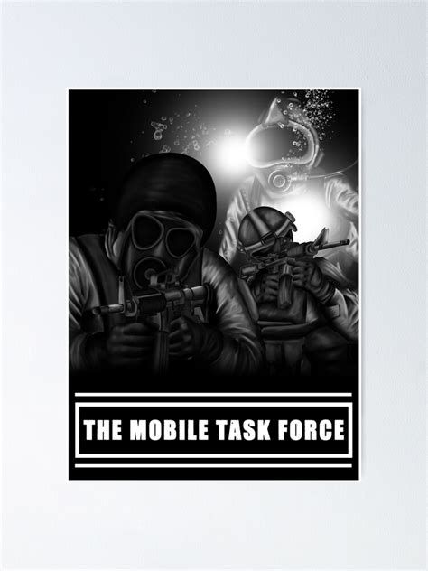 The Mobile Task Force Poster For Sale By Scpillustrated Redbubble