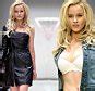 Renae Ayris Flaunts Ample Cleavage In Halterneck At Sydney Fashion Week Daily Mail Online
