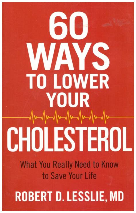60 Ways To Lower Your Cholesterol Book Store