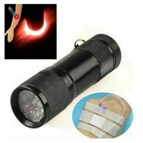 9led 670nm Deep Red Light Flashlight Against Deteriorating Eyesight Red