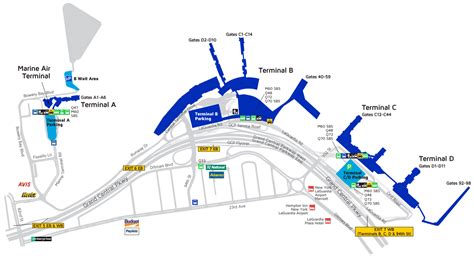 Laguardia Airport Layout Map