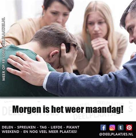 Het weer, in je broekzak! Morgen is het weer maandag - Dagen vd week