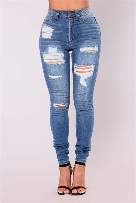 Feeling Blue Jeans - Medium Blue
