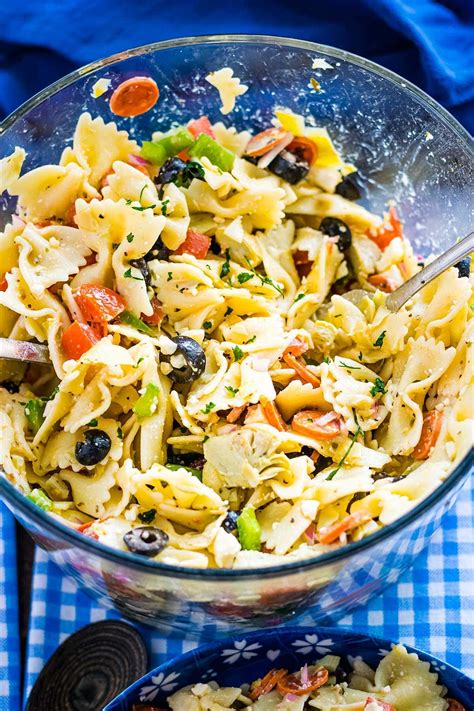 Pasta Salad With Artichoke Hearts And Feta Soulfully Made