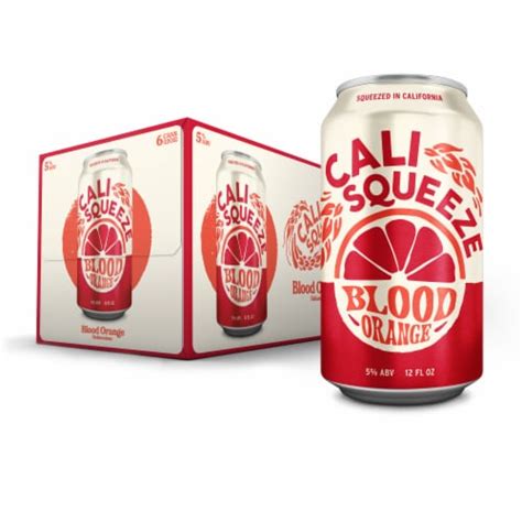 Firestone Walker Cali Squeeze Blood Orange Wheat Ale Craft Beer 6 Cans