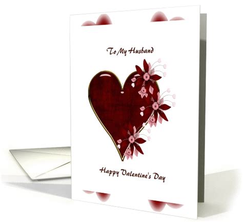 Happy valentine's day my husband! to my husband happy valentines day card (358031)