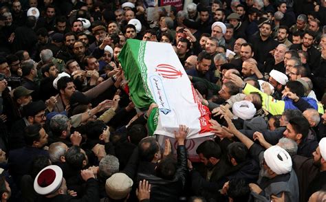 Body Of Killed General Qasem Soleimani Arrives For Burial In Southeast Iran