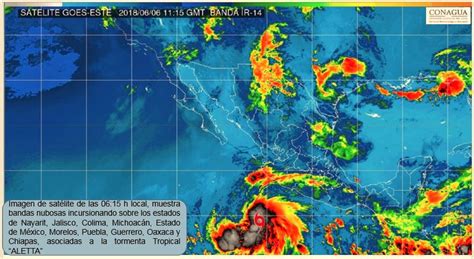 El tiempo cerca de guadalajara. CONAGUA Clima on Twitter: "Imagen de satelite de las 6:15 ...