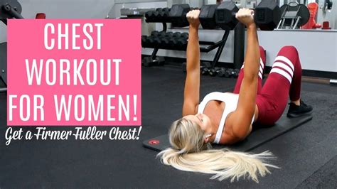 Dumbbell Chest Workout For Women Youtube