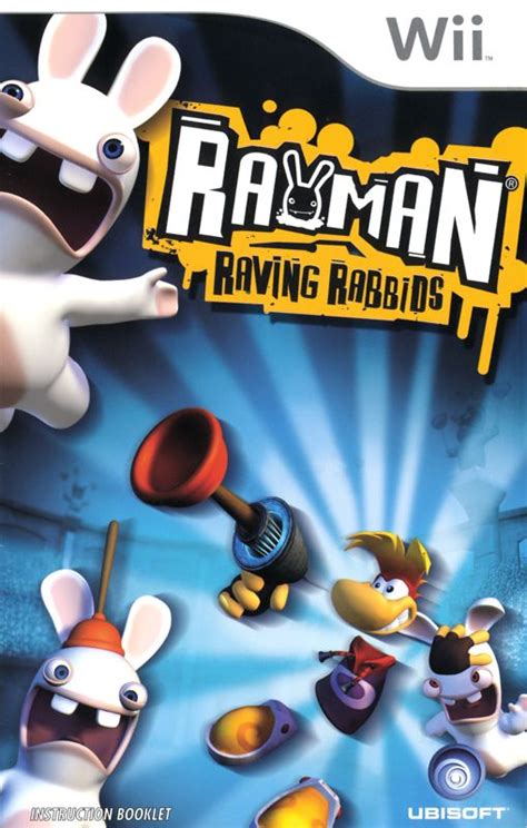 Rayman Raving Rabbids Cover Or Packaging Material Mobygames