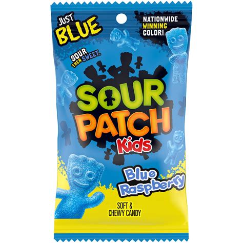 Sour Patch Kids Blue Raspberry Soft And Chewy Candy 8 Oz