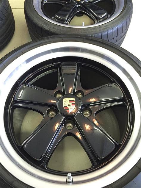 Porsche 19 Inch Sport Classic Wheel And Tire Set Concours Condition