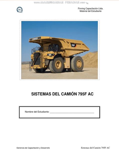 Manual Capacitacion Sistemas Camion Minero 795f Ac Caterpillar Finning