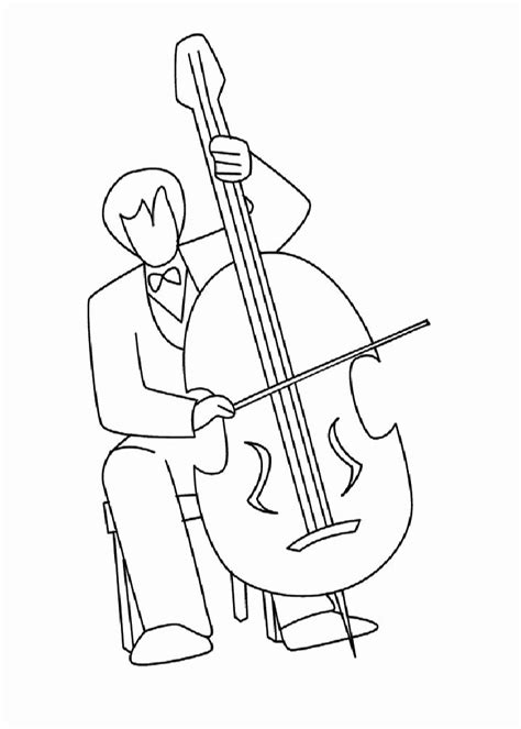 Cello Coloring Pages - Best Coloring Pages For Kids | Coloring pages