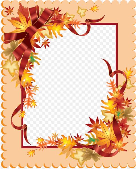 Thanksgiving Clip Art Thanksgiving Label Border Png Download 4035