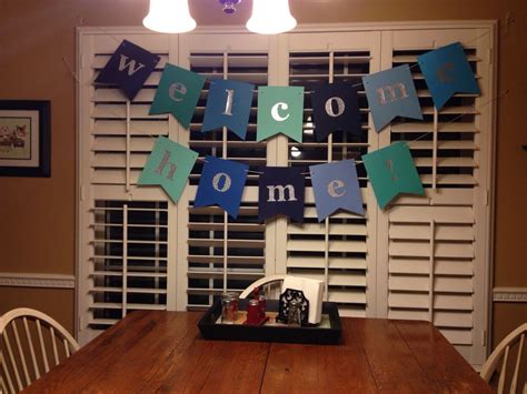 Beautiful home decorations for the new year 2021. Welcome home banner | Welcome home boyfriend, Welcome home ...