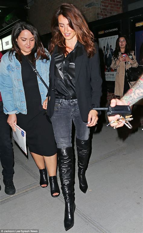Penelope Cruz Is Stylish In Thigh High Leather Boots To Promote New Ma