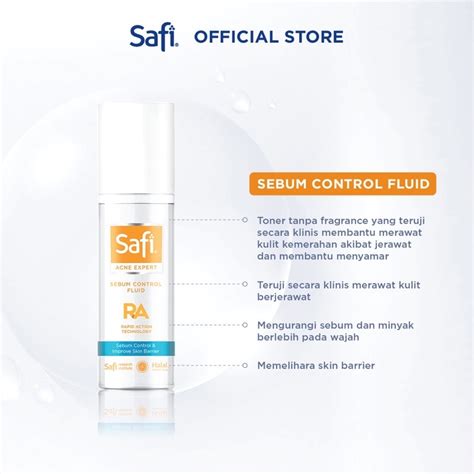 Jual Safi Acne Expert Sebum Control Fluid Shopee Indonesia