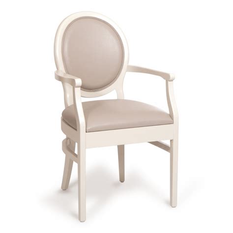 Chaise avec accoudoirs Premium© Médaillon
