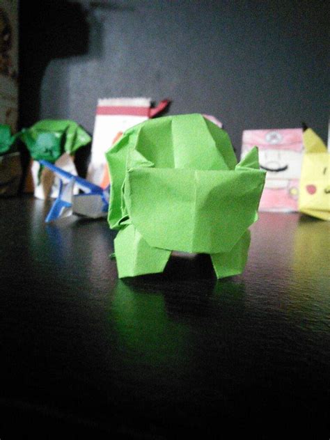 Origami Bulbasaur Pokémon Amino