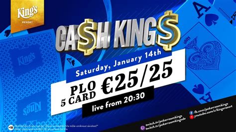 💶 Cah King 5 Card Plo Cash Game €25€25 Live From Kings 👑 Table