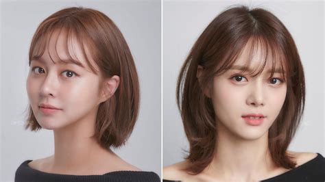 Trendy Korean Shoulder Length Hair Aesthetic Cuts And Style