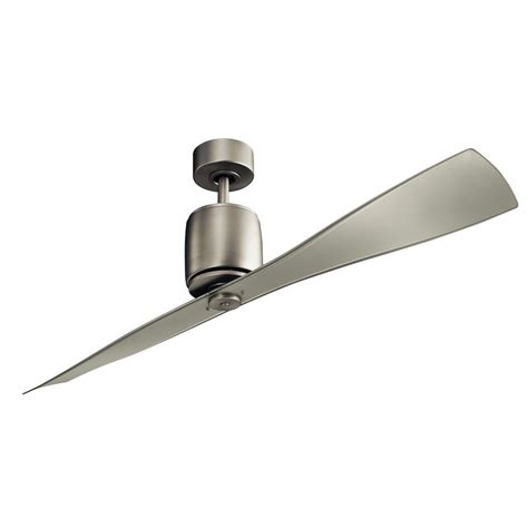 When i first received the package the first thing i realized was that it was packaged extremely well taking care not to damage the nickel finish. 60-Inch 2 Blade Ceiling Fan Brushed Nickel by Kichler ...