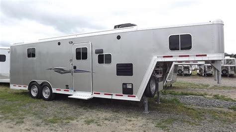 2017 Featherlite All Aluminum Toy Hauler With Living Quarters Custom