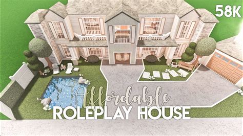Affordable Roleplay House Bloxburg Build Youtube
