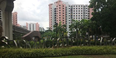 Sengkang Sculpture Park Sengkang Singapore Moonlit