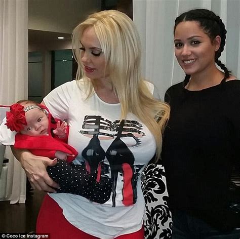 It's a big bonding moment for a mother and your child. Coco Austin cradles her baby daughter during a girls' trip ...