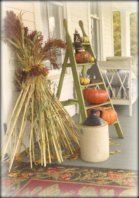 Vintage Inspiration Friday 4 Autumn Decorating Porch Decorating Fall Deco
