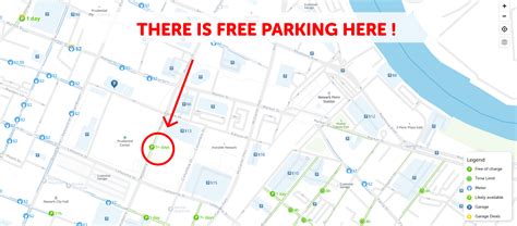 2023 Map Of Free Parking In Newark Spotangels
