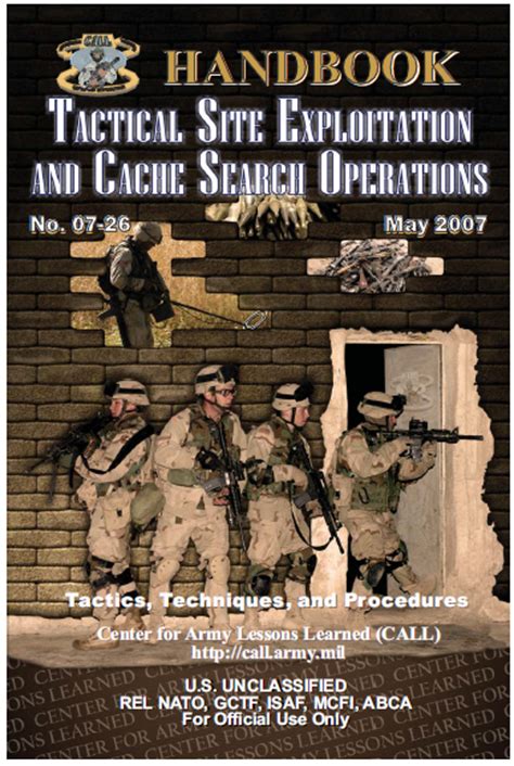 Ufouo Us Army Tactical Site Exploitation And Evidence Collection