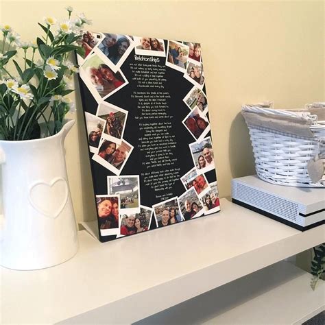 Maybe you would like to learn more about one of these? Anniversary gift for girlfriend photo collage boyfriend ...