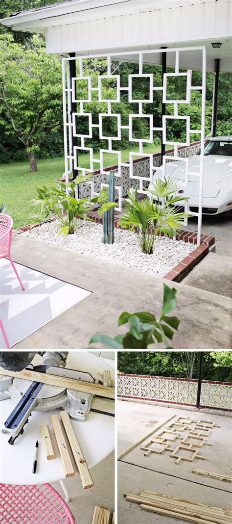 Instead of wood or iron, you can use strings for the plants to grow on to. 20+ Awesome DIY Garden Trellis Projects - Hative