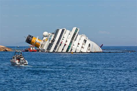 Costa Concordia Sinking Stock Photos Motion Array