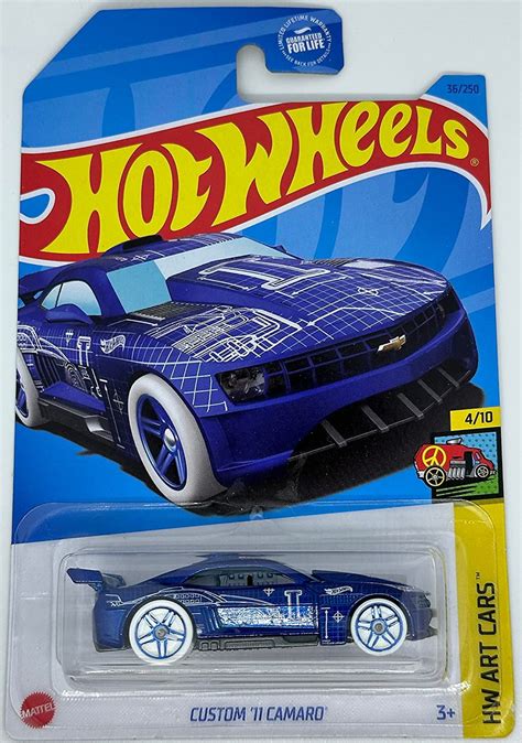 Hot Wheels Custom Camaro Blue Hw Art Cars Walmart Com