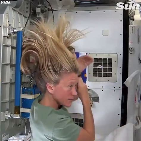 The Sun On Twitter This Is How Astronauts Wash Their Hair In Space