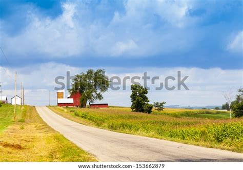 American Country Road Side View Stock Photo 153662879 Shutterstock