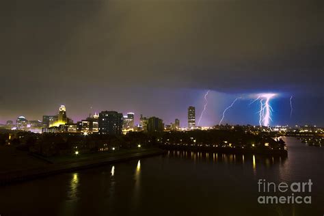 Buffalo Lightning Photograph By Mark Baker Fine Art America