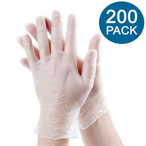 For added convenience, it's also disposable so you can easily throw it away after each use. 200 Powdered Disposable Vinyl Gloves, Non-Sterile, Easy ...