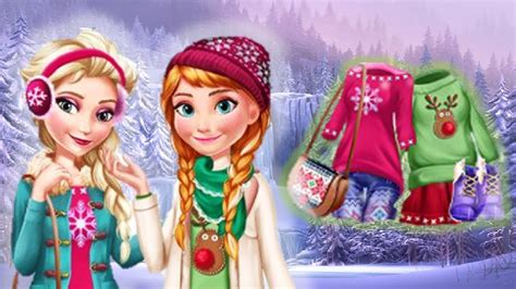Vistiendo A Elsa And Anna Frozen En Español Juegos De Frozen Youtube