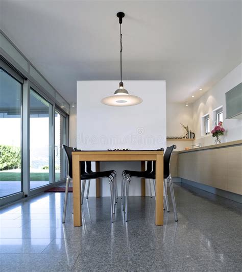 Interior Modern Brick House Stock Photo - Image of wide, wall: 11300466