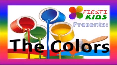 Los Colores En Inglés Para Niños Learning The Colors For