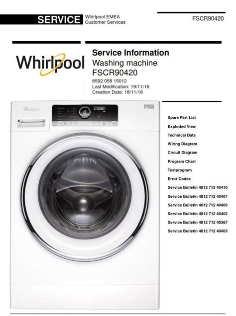 Whirlpool Stacked Washer And Dryer Manual