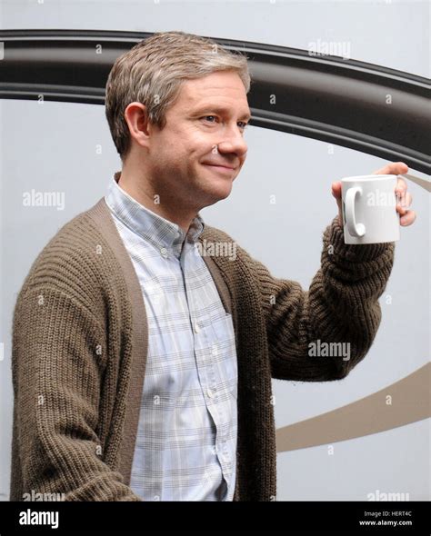 Martin Freeman Who Plays Doctor John Watson In Bbc Show Sherlock Stock