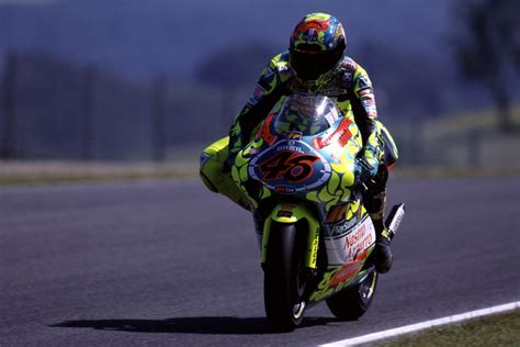 Rossi started his international racing career in 1996, riding for aprilia in the 125cc class, and won his first world championship the following year. Valentino Rossi |46| The Living Legend - Page 398 | KASKUS